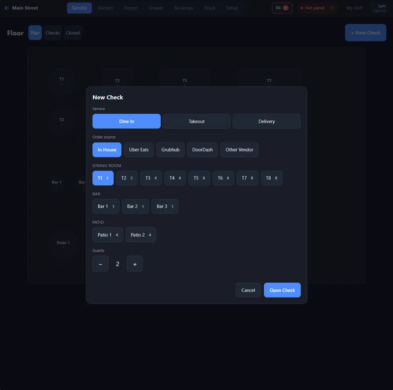 POS Dashboard