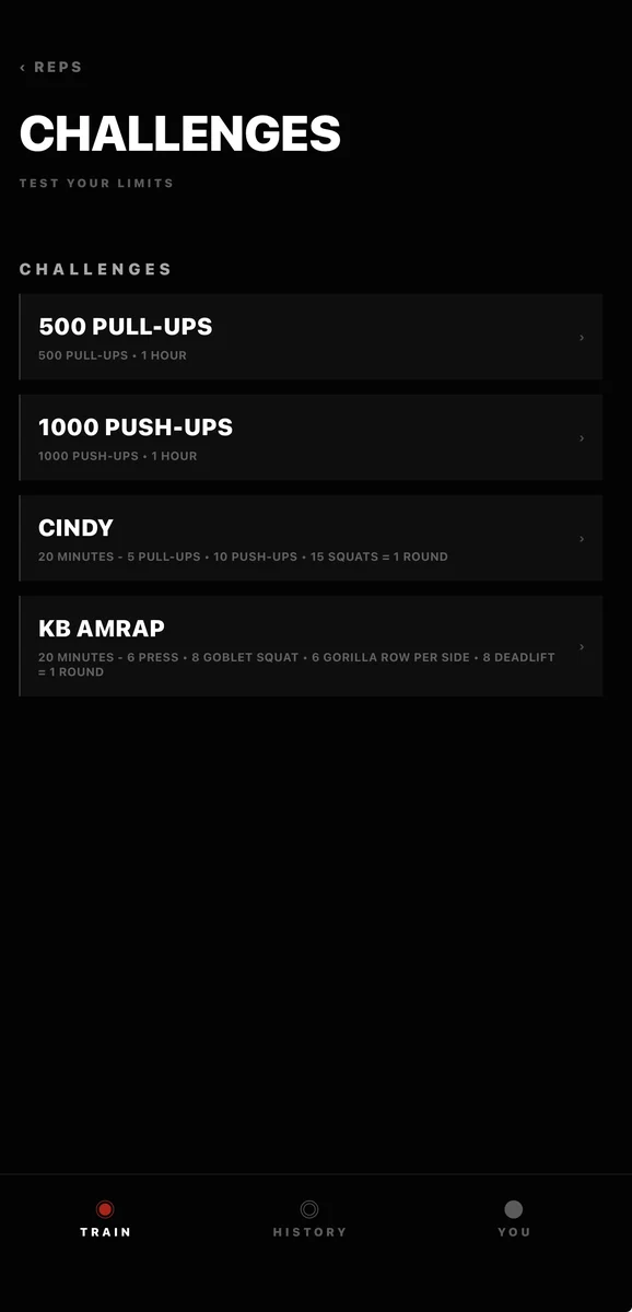 REPS Training Timer